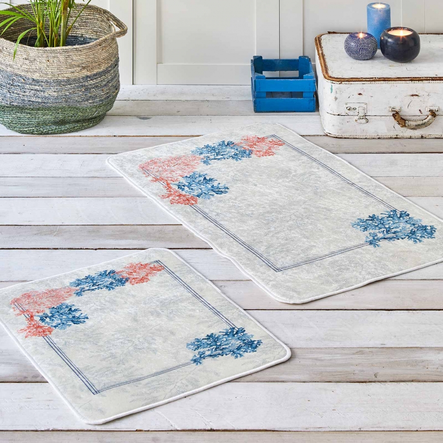 

Набор ковриков Karaca Home - Mercan 60*100+50*60 (svt-2000022268431)