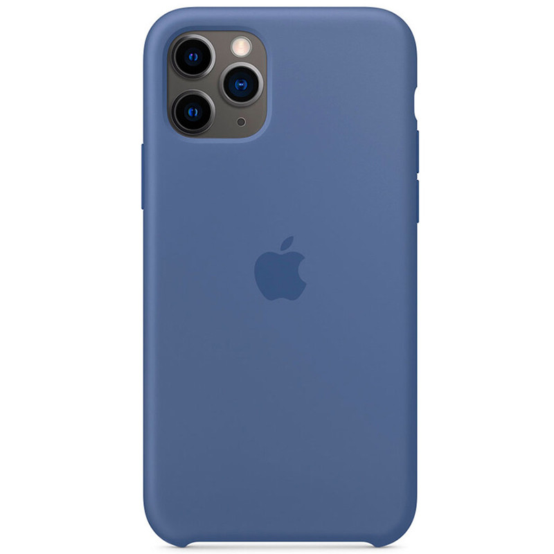 

Чехол Silicone case (AAA) для Apple iPhone 11 Pro (5.8") Синий / Linen Blue