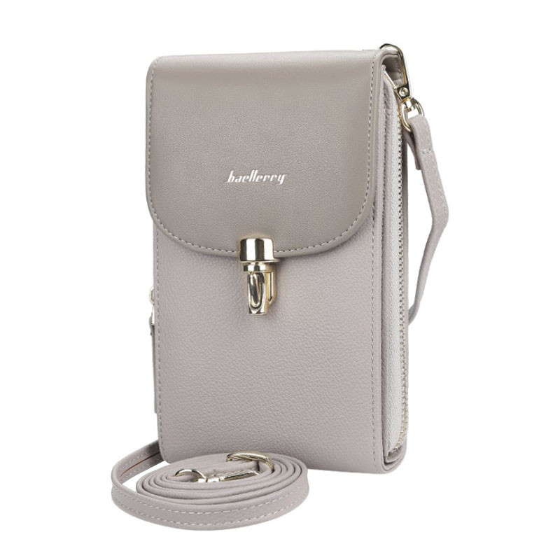

Женский кошелек-сумка Baellerry N8593 Gray