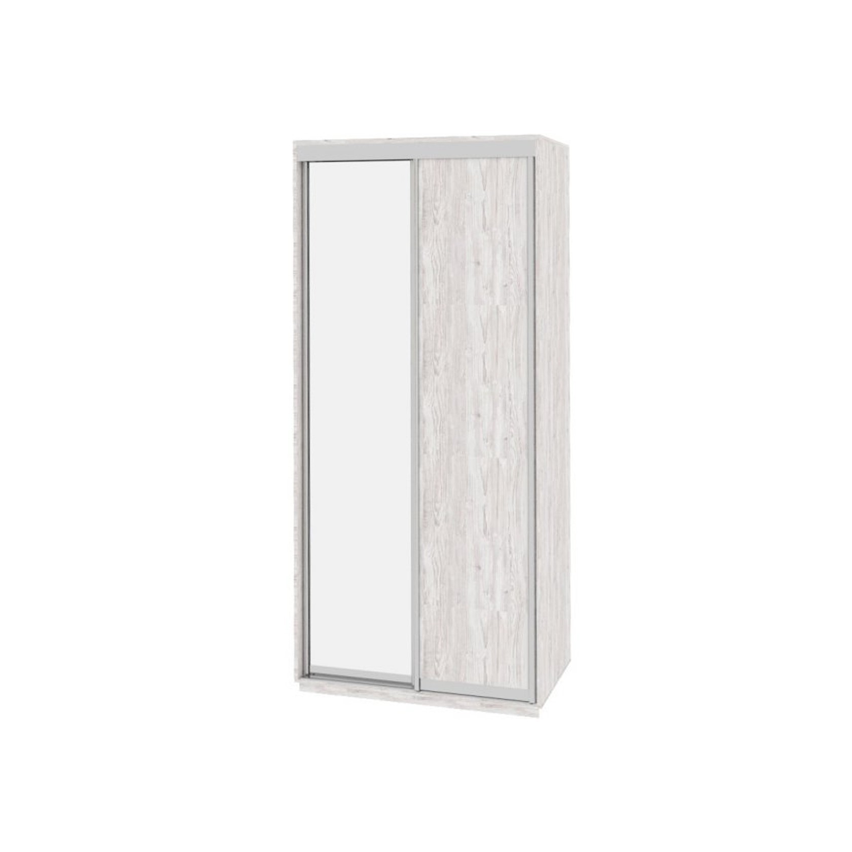 

Шкаф-купе Виват — 2 двери (ДОМ) ДСП + Зеркало-Аляска 100x60x220