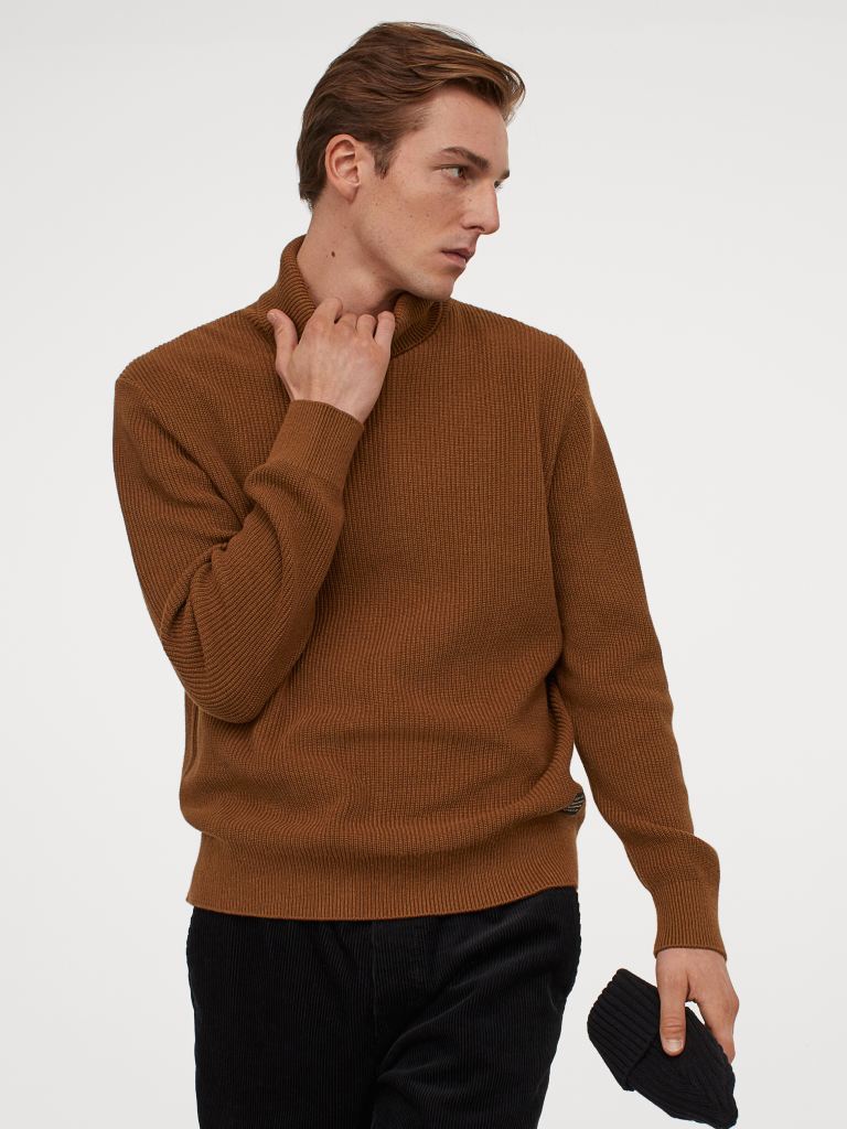 

Гольф H&M 060889575 М Коричневый