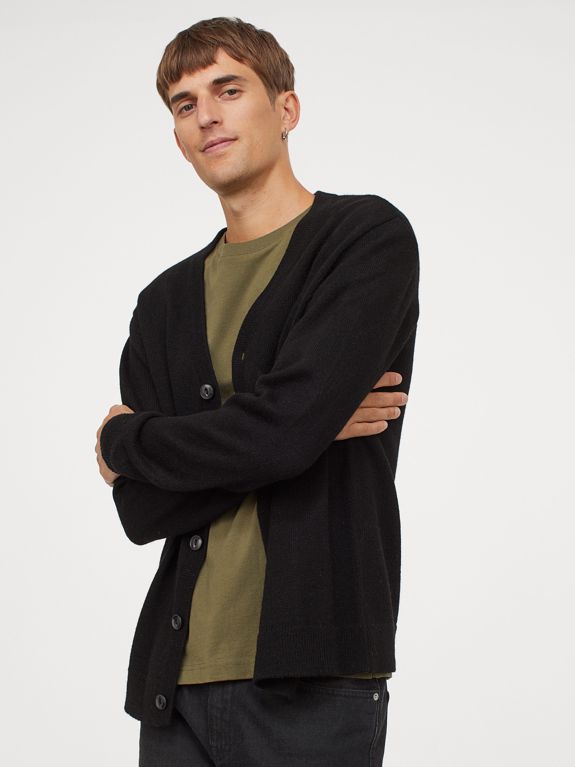 

Кардиган H&M 060889573  Черный, Кардиган H&M 060889573 S Черный