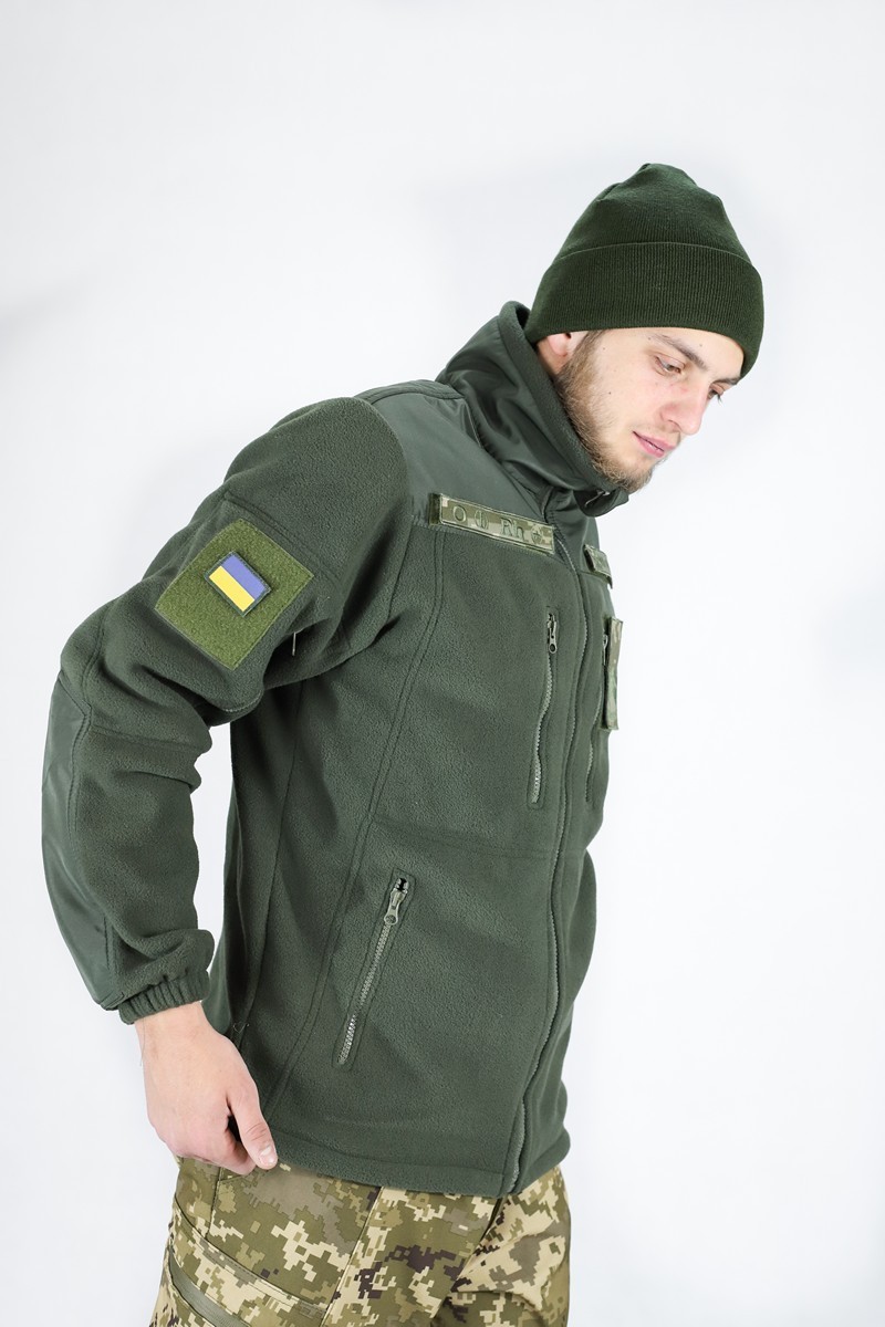 

Кофта такстическая FCTdesign флис  Хаки, Кофта такстическая FCTdesign флис 46 Хаки