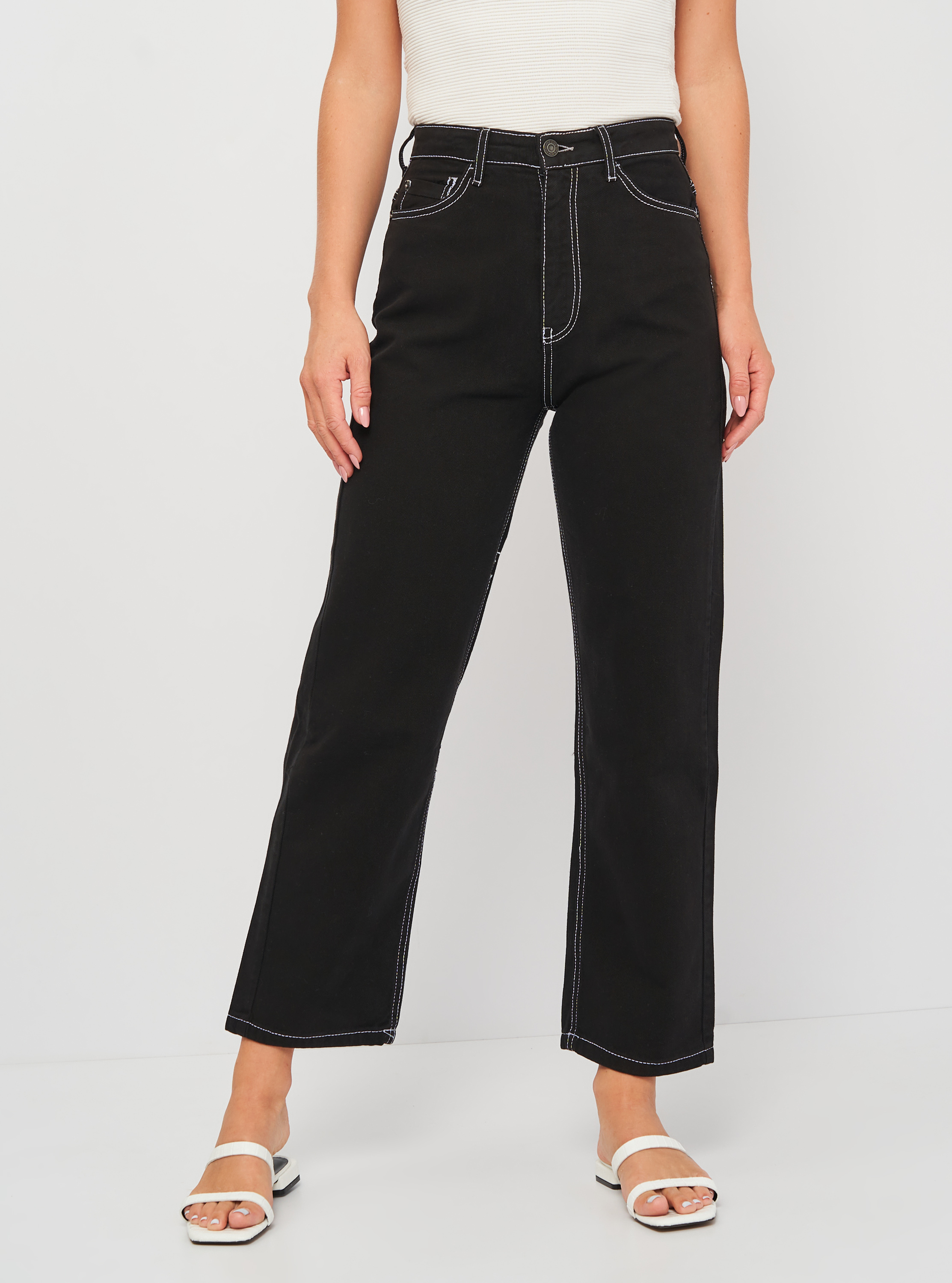 

Джинсы Stradivarius 4553/579/001 36 Черные джинс