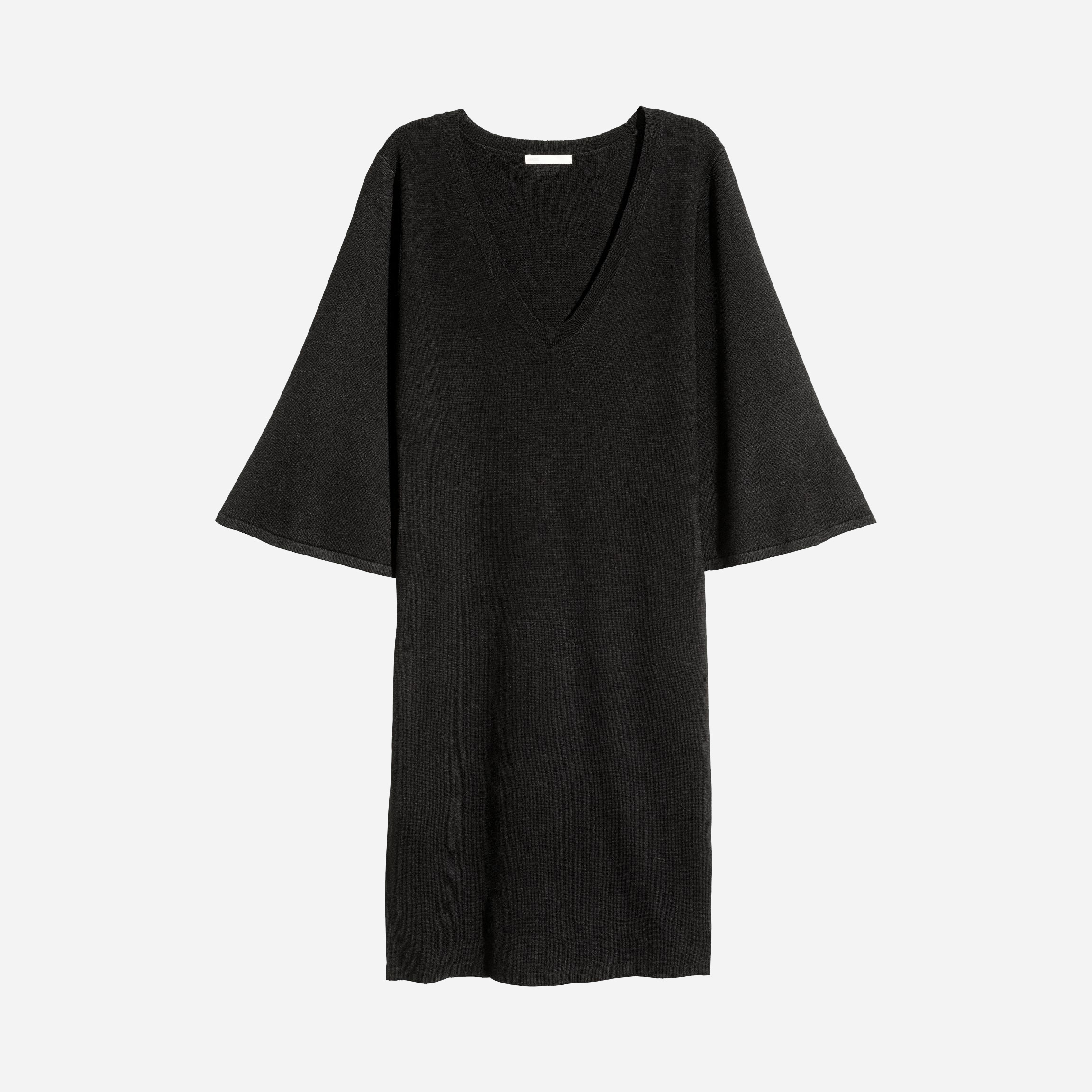 Акція на Сукня-футболка міні осіння жіноча H&M 5537806wtr S Чорна від Rozetka
