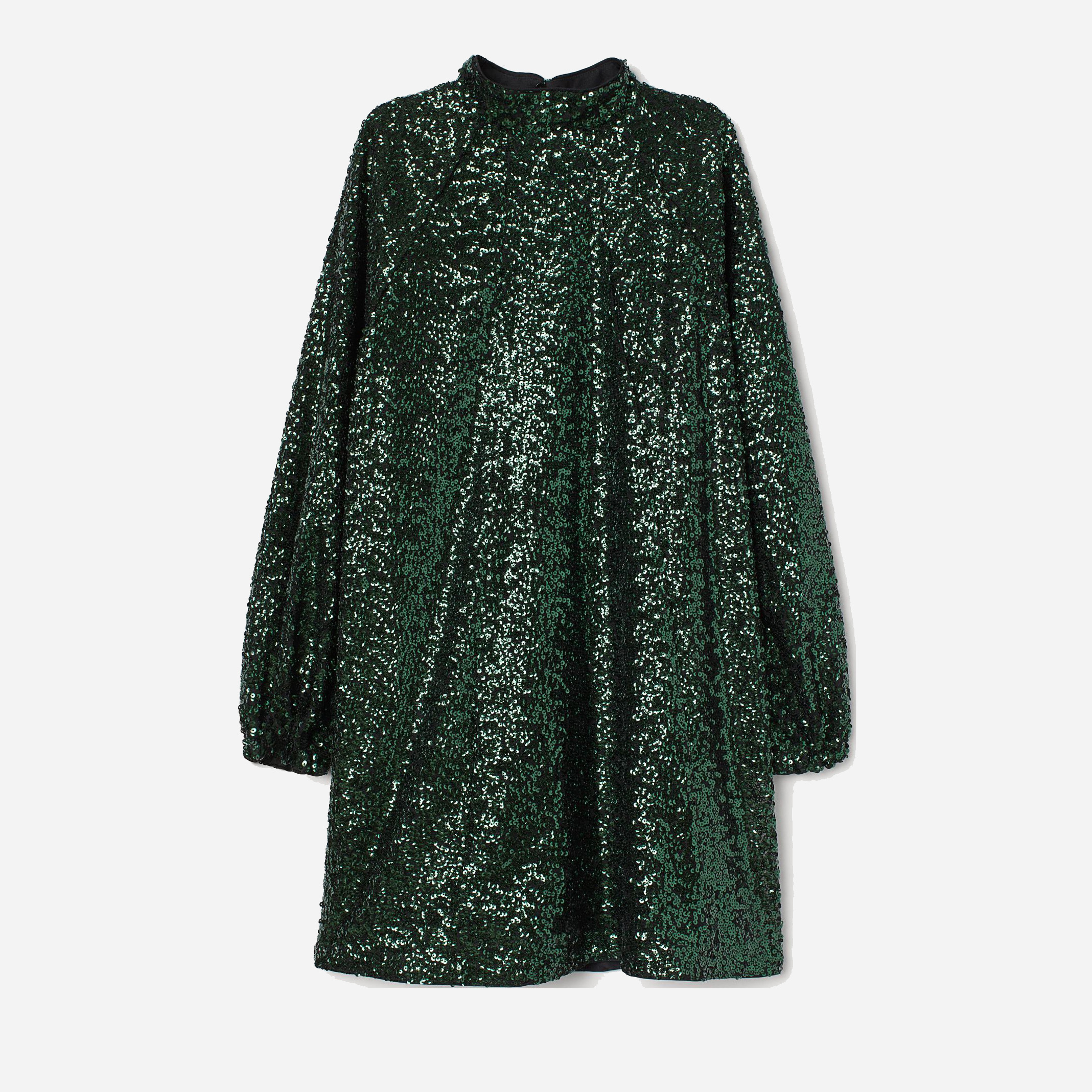 

Платье H&M 8247520sm XL Зеленый_блестки