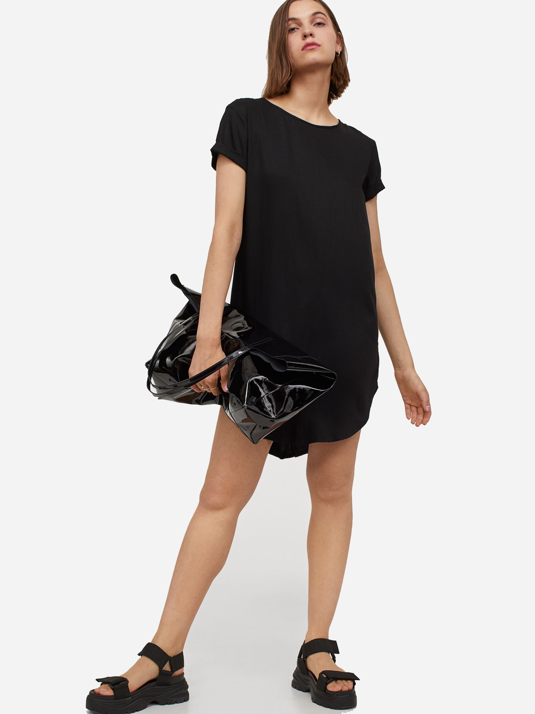 

Платье H&M 8436871RP7  Черное, Платье H&M 8436871RP7 50 Черное