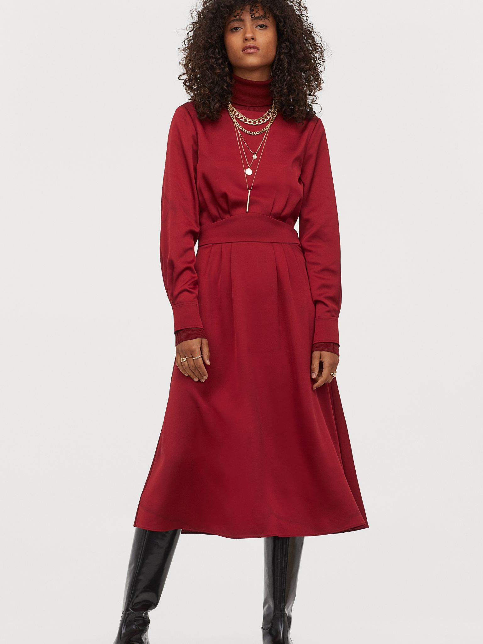 

Платье H&M X Giuliva Heritage 9047522dm 36 Бордовое