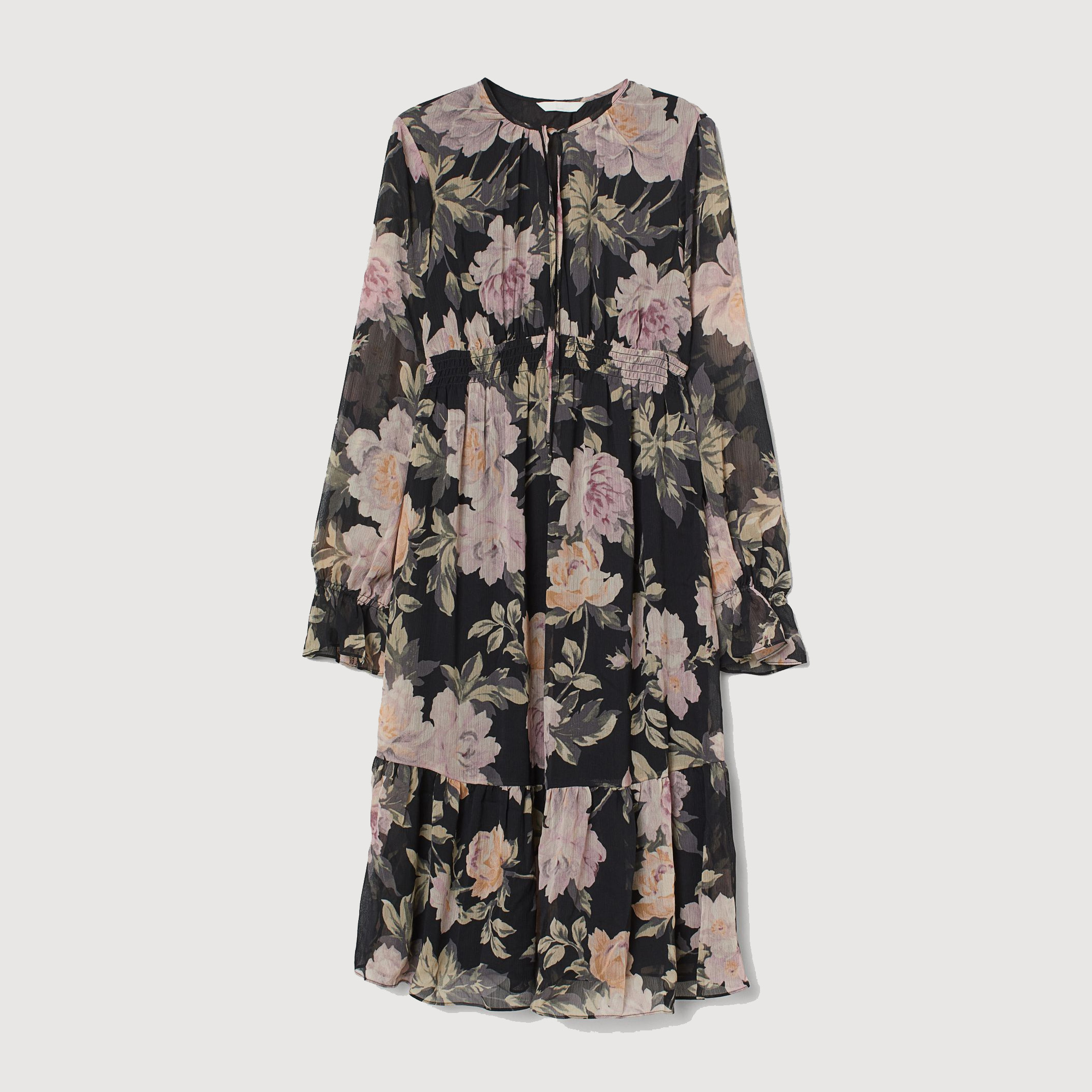 

Платье H&M 9059042sdm M Черное с розовым