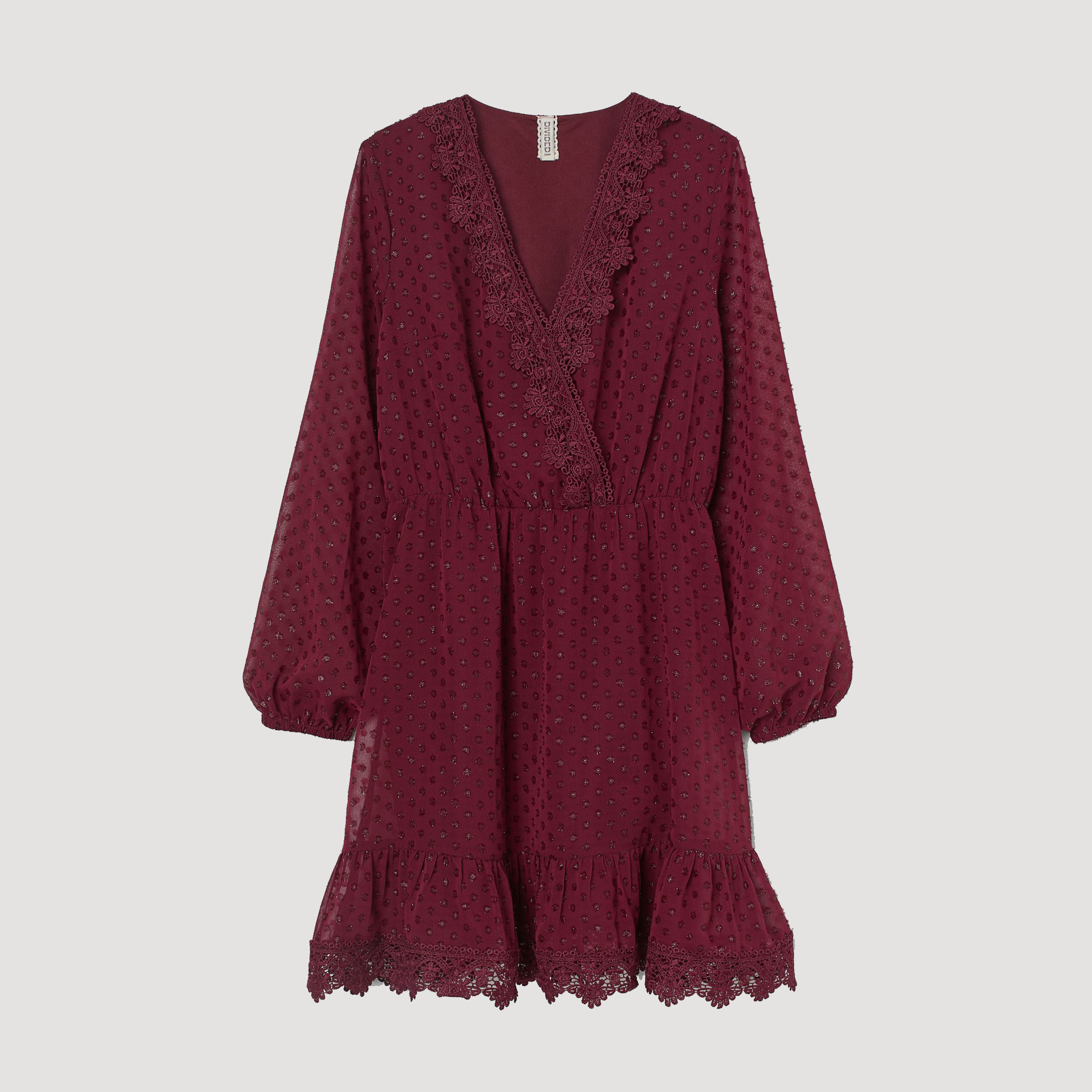 

Платье H&M 9206782sdm 48 Бордовое