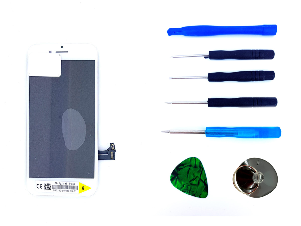 

Дисплейный модуль (дисплей, экран) iPhone 8, iPhone SE 2020 белый high copy + набор для замены