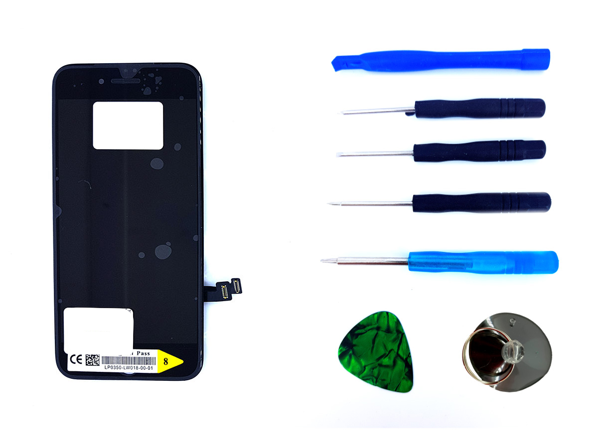 

Дисплейный модуль (дисплей, экран) iPhone 8, iPhone SE 2020 черный high copy + набор для замены