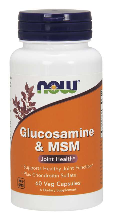 

Хондропротектор NOW Glucosamine & MSM Veg Capsules 60 капсул (4384302322)