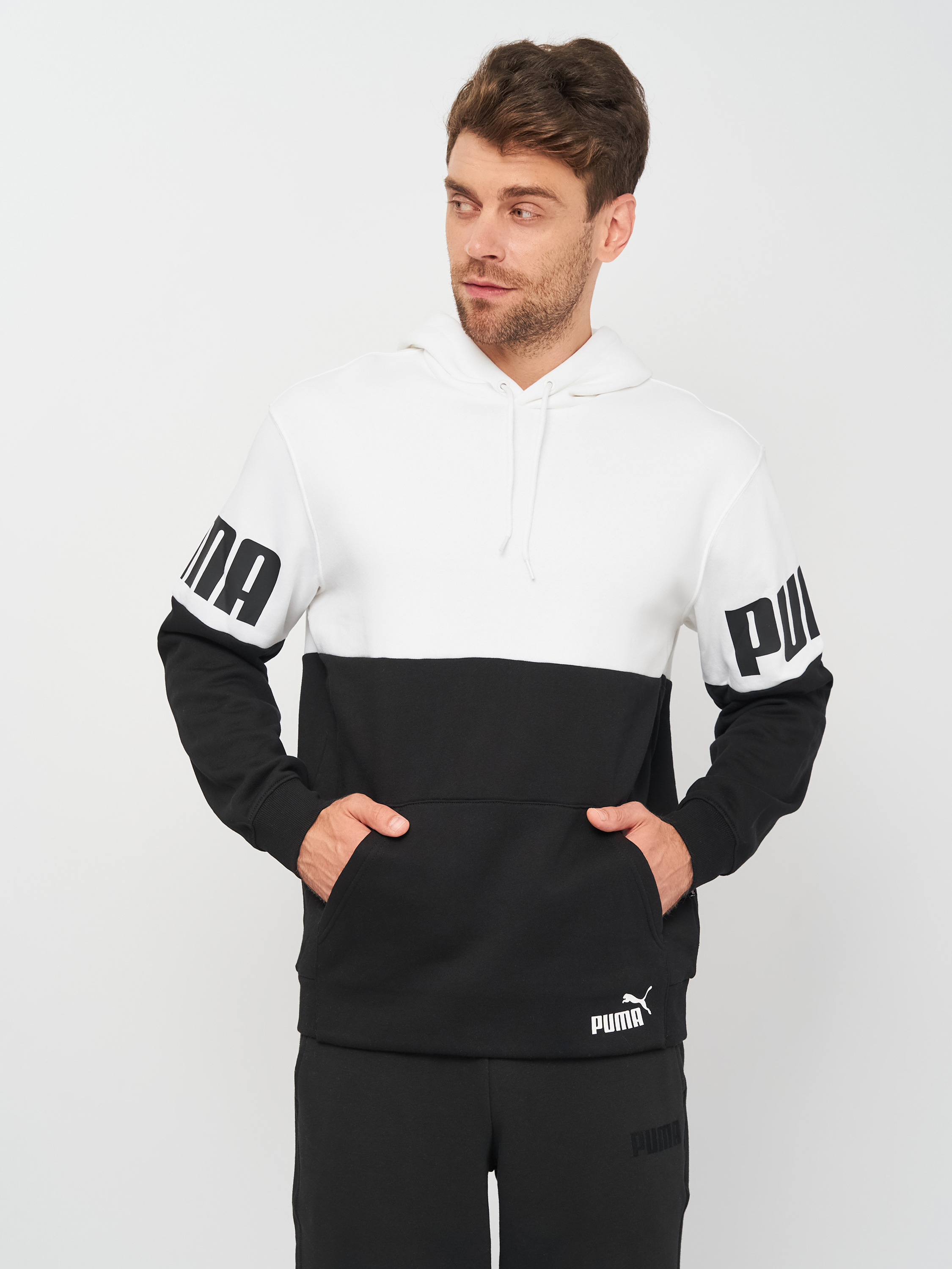 

Худи Puma PUMA POWER Colorblock Hoodie 84610302 XXL Puma White