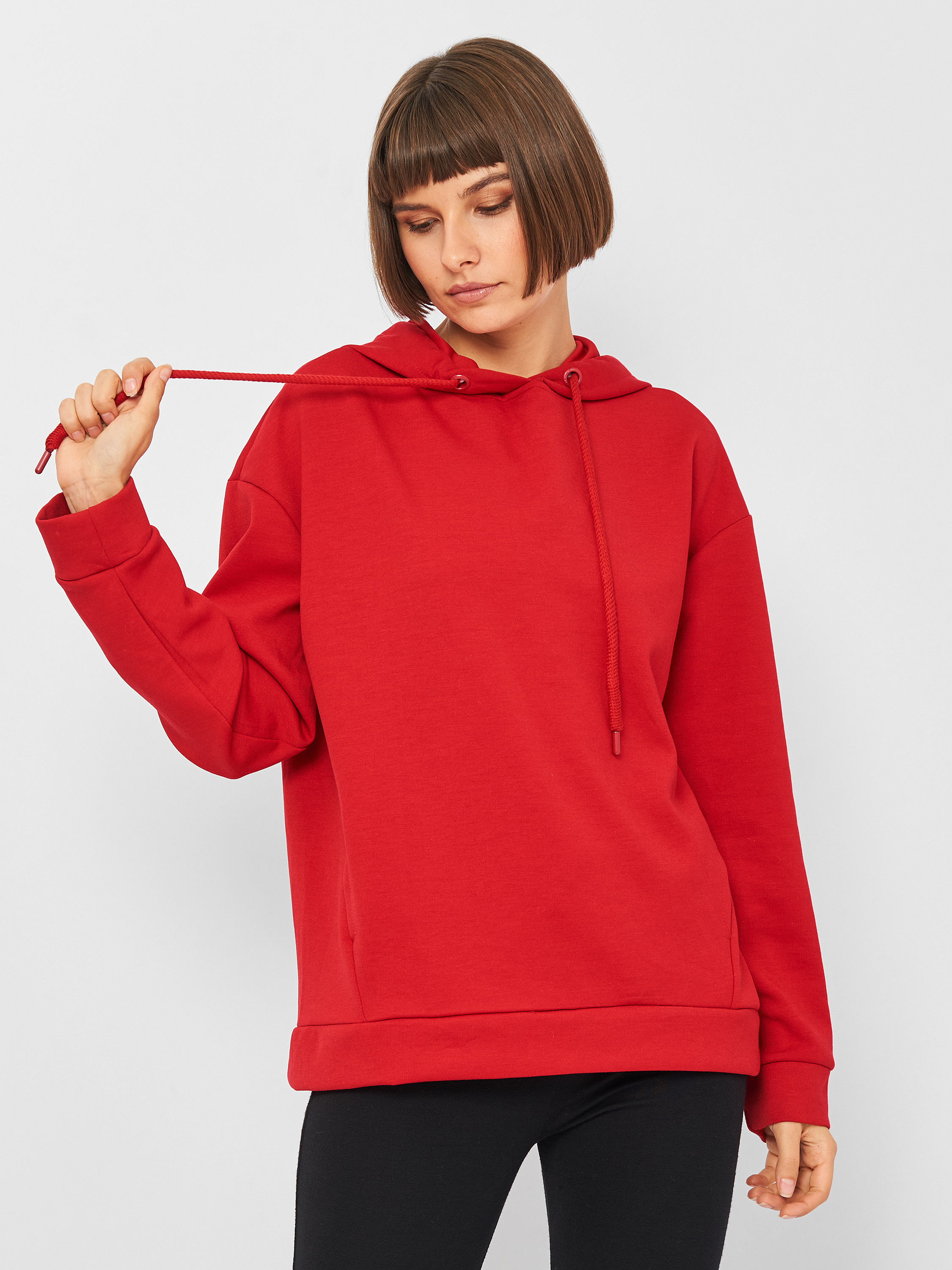 

Худи Stradivarius 6502/600/100 S Красное