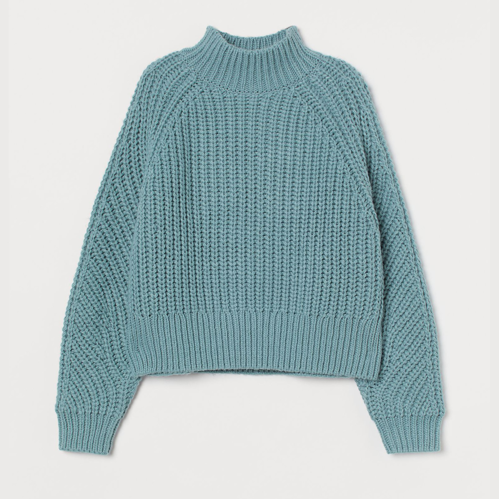 

Свитер H&M 9393853wtr M Светло-бирюзовый