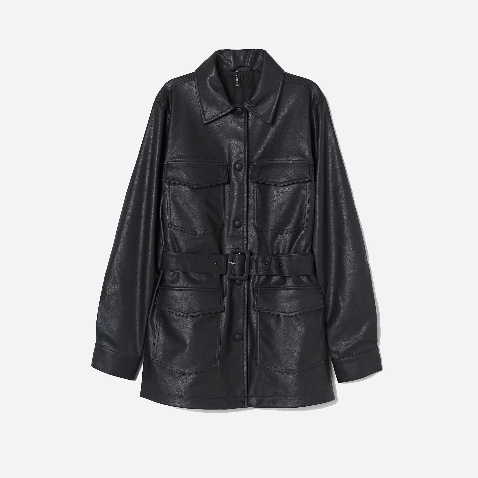 

Куртка из искусственной кожи H&M 8842122sdm S Черная