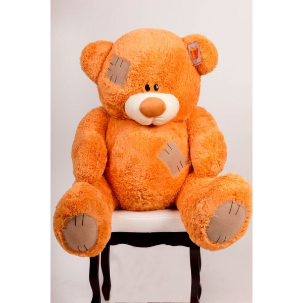 

Большой плюшевый мишка Гриша TeddyBoom мишка большая мягкая игрушка 150 см мягкая плюшевая игрушка Карамельный