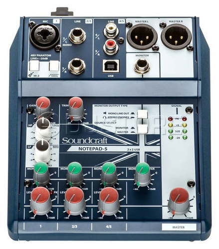 

Микшерный пульт Soundcraft Notepad-5 (Soundcraft Notepad5)