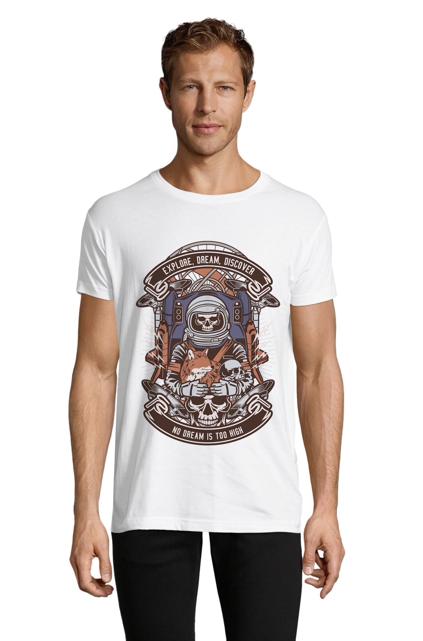 

Футболка OWEAR с Ретро принтом 4209-M-WH1 XXL Белый
