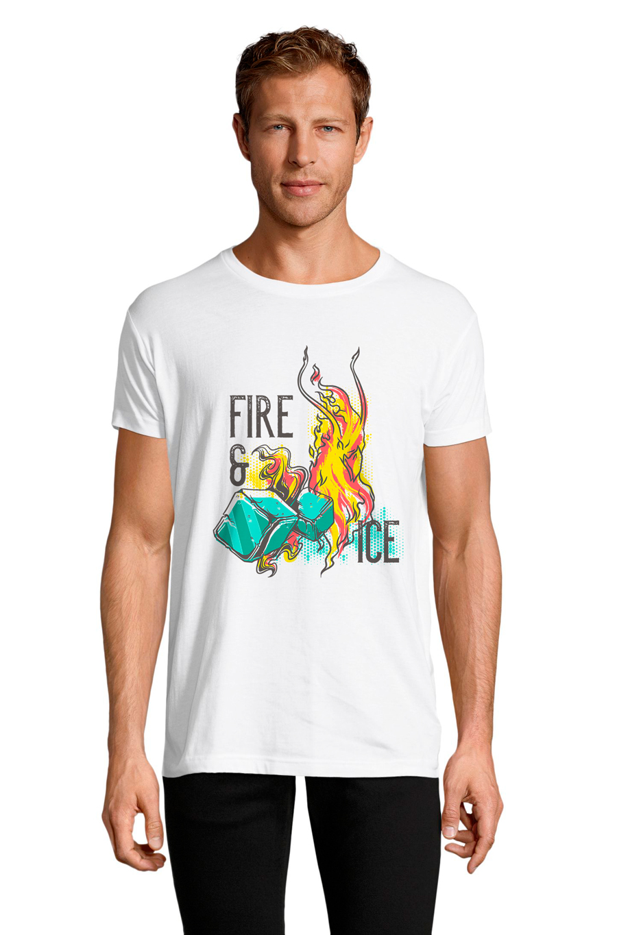 

Футболка OWEAR с ярким принтом 2168-M-WH1 XXL Белый
