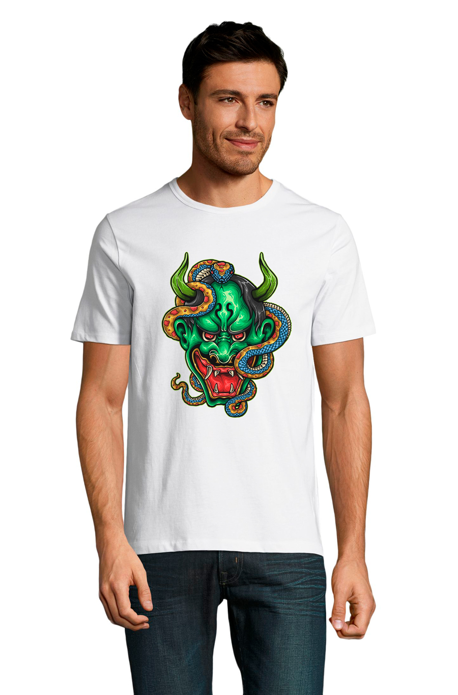 

Футболка OWEAR с ярким принтом 2935-M-WH2  Белый, Футболка OWEAR с ярким принтом 2935-M-WH2 L Белый