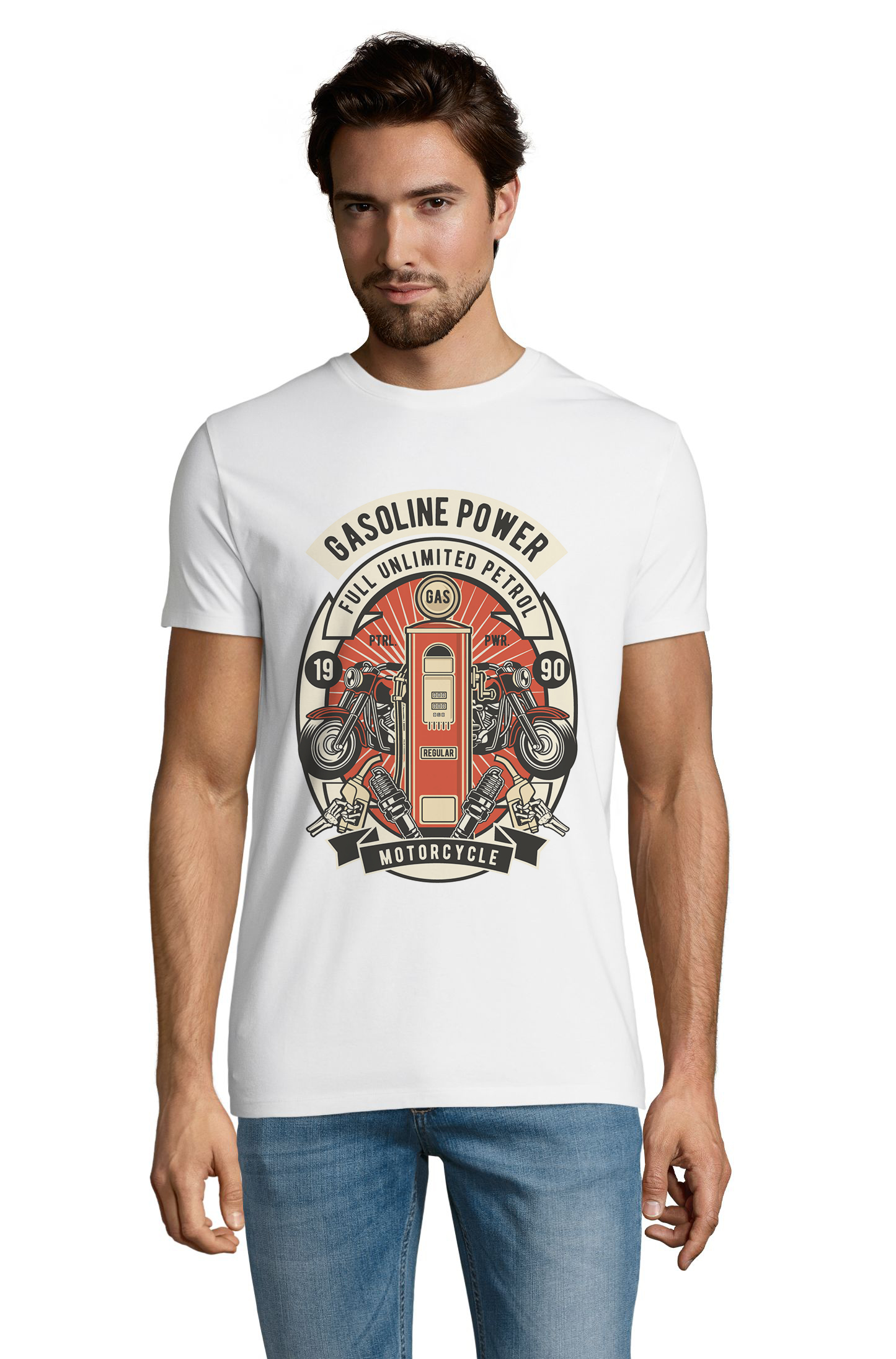 

Футболка OWEAR с Ретро принтом 4178-M-WH3 XXL Белый