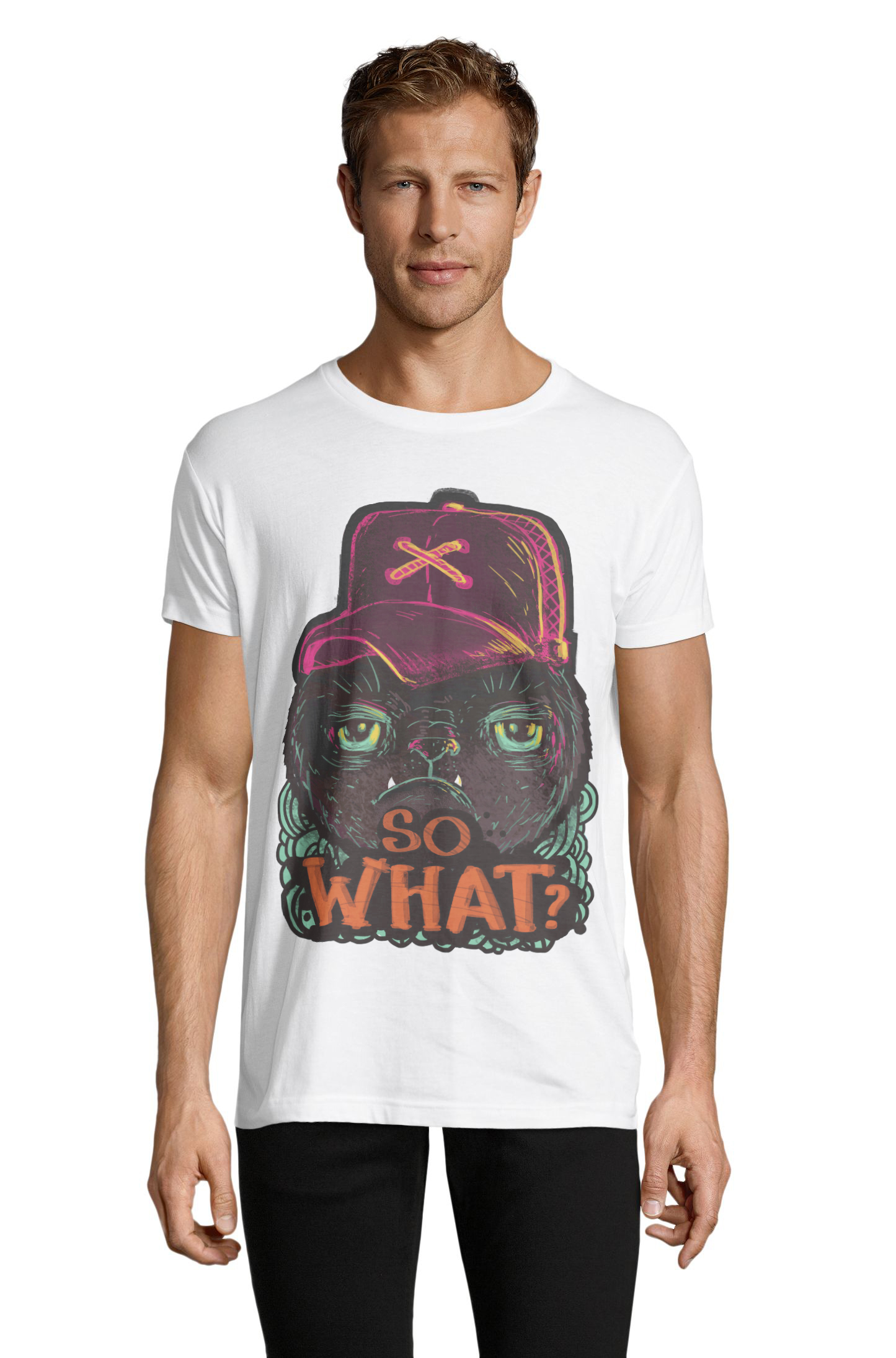 

Футболка OWEAR с принтом приколы 1122-348--WH  Белый, Футболка OWEAR с принтом приколы 1122-348-M-WH M Белый