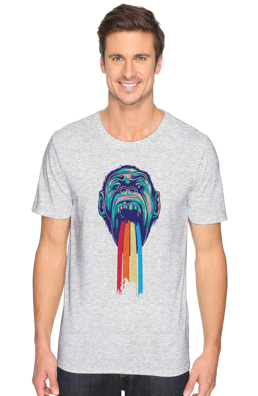 

Футболка OWEAR с принтом Скелет 2986-M-GH9  Серый-меланж, Футболка OWEAR с принтом Скелет 2986-M-GH9 S Серый-меланж