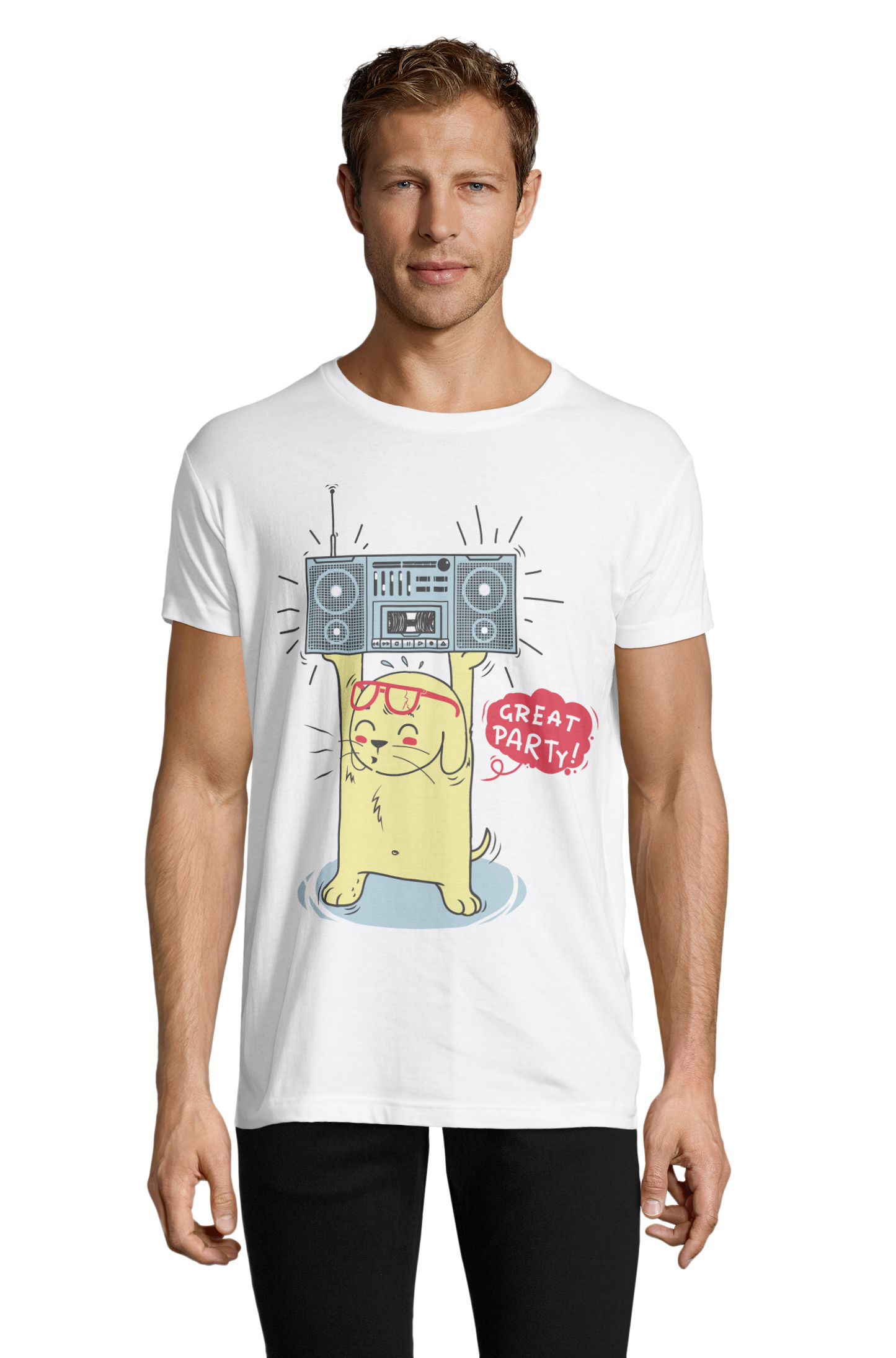 

Футболка OWEAR с принтом приколы 1122-472-M-WH  Белый, Футболка OWEAR с принтом приколы 1122-472-M-WH XL Белый