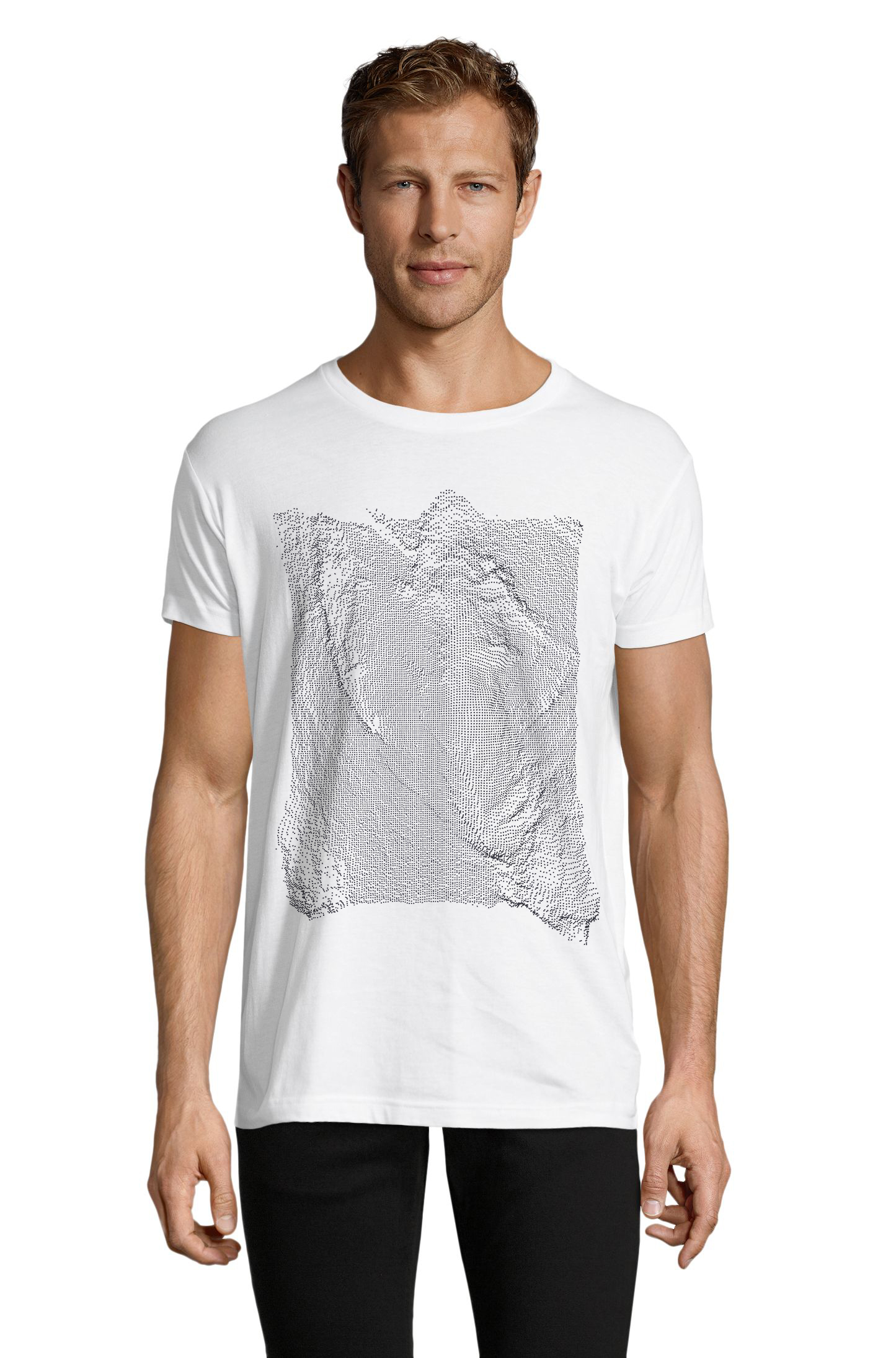 

Футболка с модным принтом OWEAR 2101-M-WH1 XXL Белый