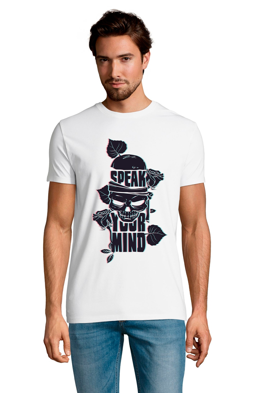 

Футболка OWEAR с ярким принтом 3457-M-WH3 XXL Белый