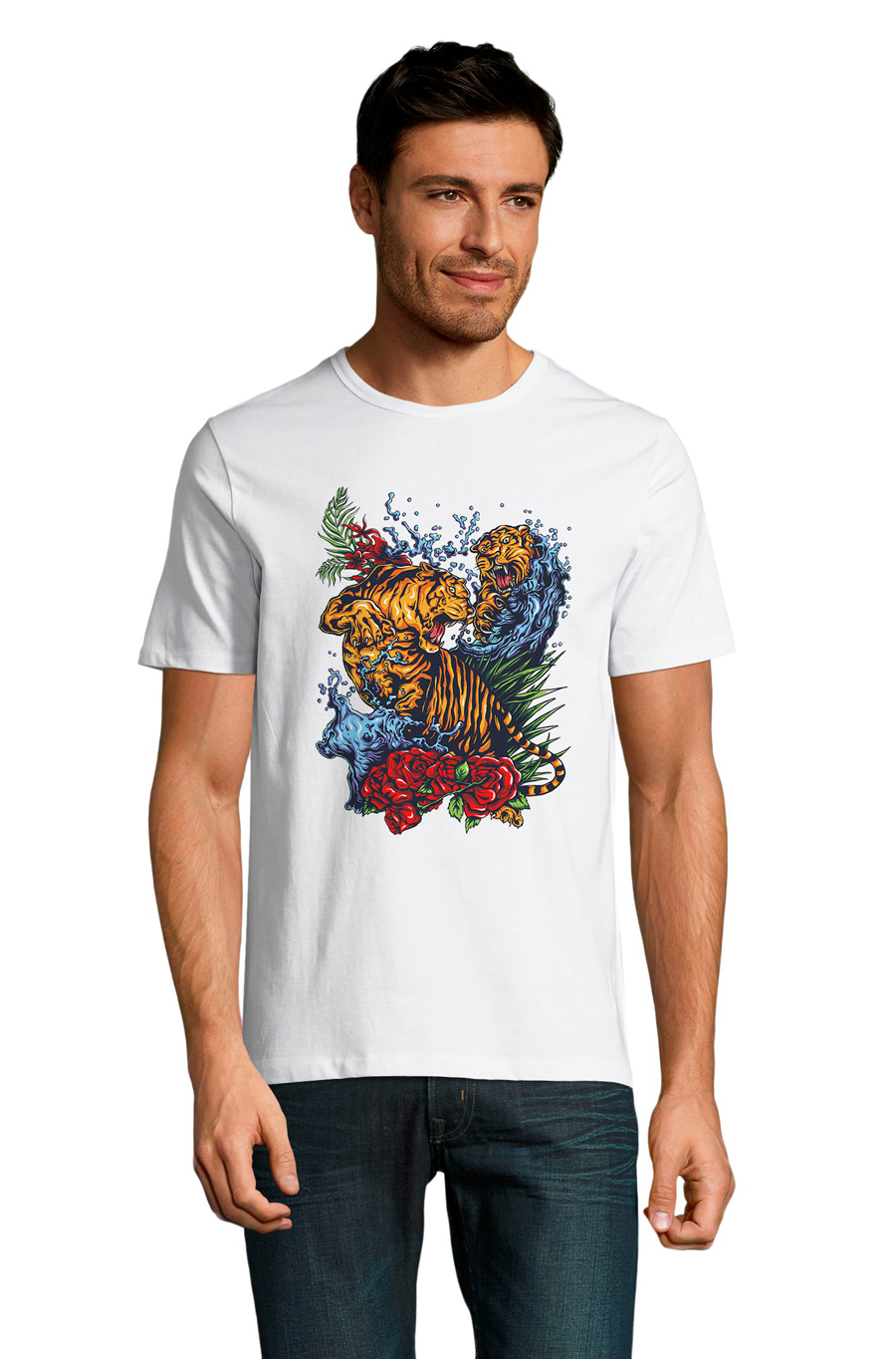 

Футболка OWEAR с ярким принтом 2915-M-WH2  Белый, Футболка OWEAR с ярким принтом 2915-M-WH2 L Белый