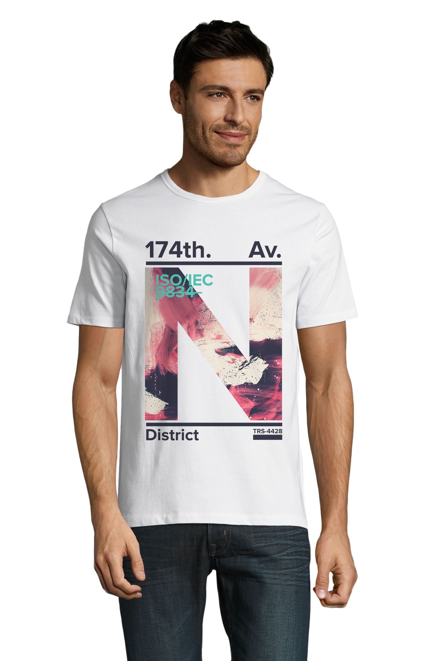 

Футболка с модным принтом OWEAR 2097-M-WH2  Белый, Футболка с модным принтом OWEAR 2097-M-WH2 3XL Белый