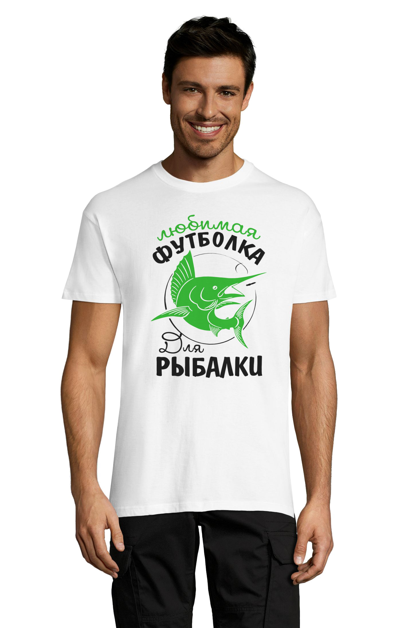 

Футболка OWEAR с принтом Рыбалка 111-5-M  Белый, Футболка OWEAR с принтом Рыбалка 111-5-M L Белый