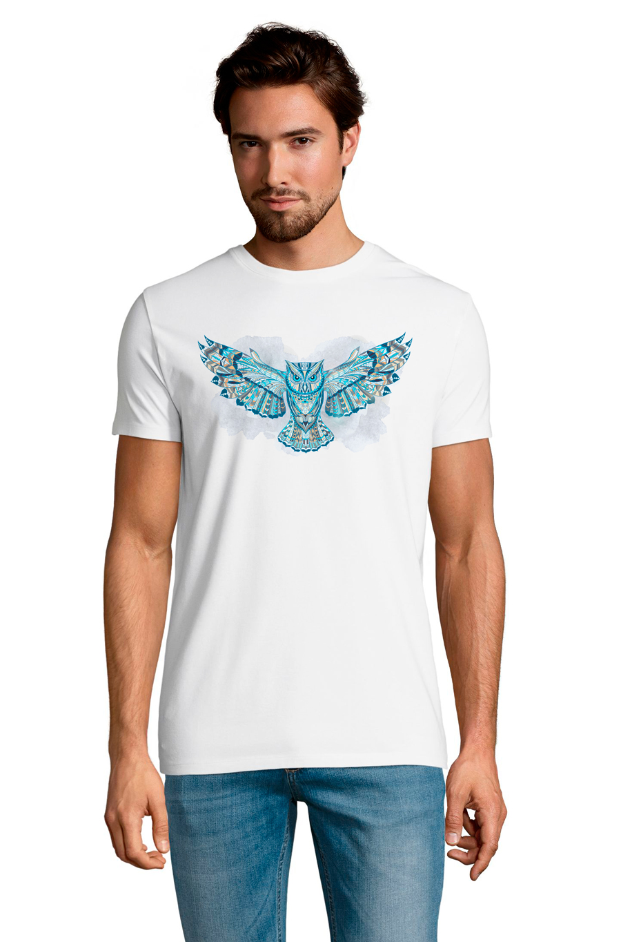 

Футболка с принтом Животные 2499--WH3  Белый, Футболка с принтом Животные 2499-M-WH3 M Белый