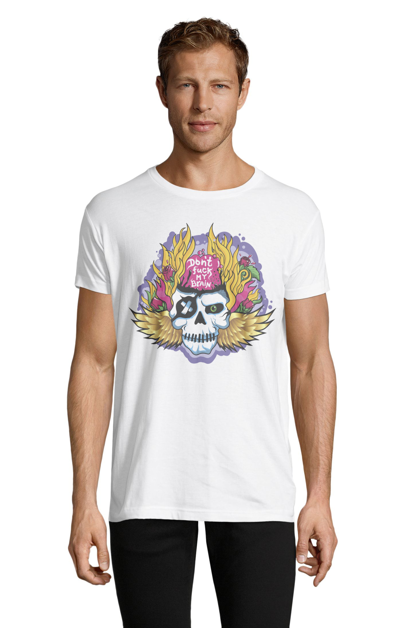 

Футболка OWEAR с принтом приколы 1122-361-M-WH XXL Белый
