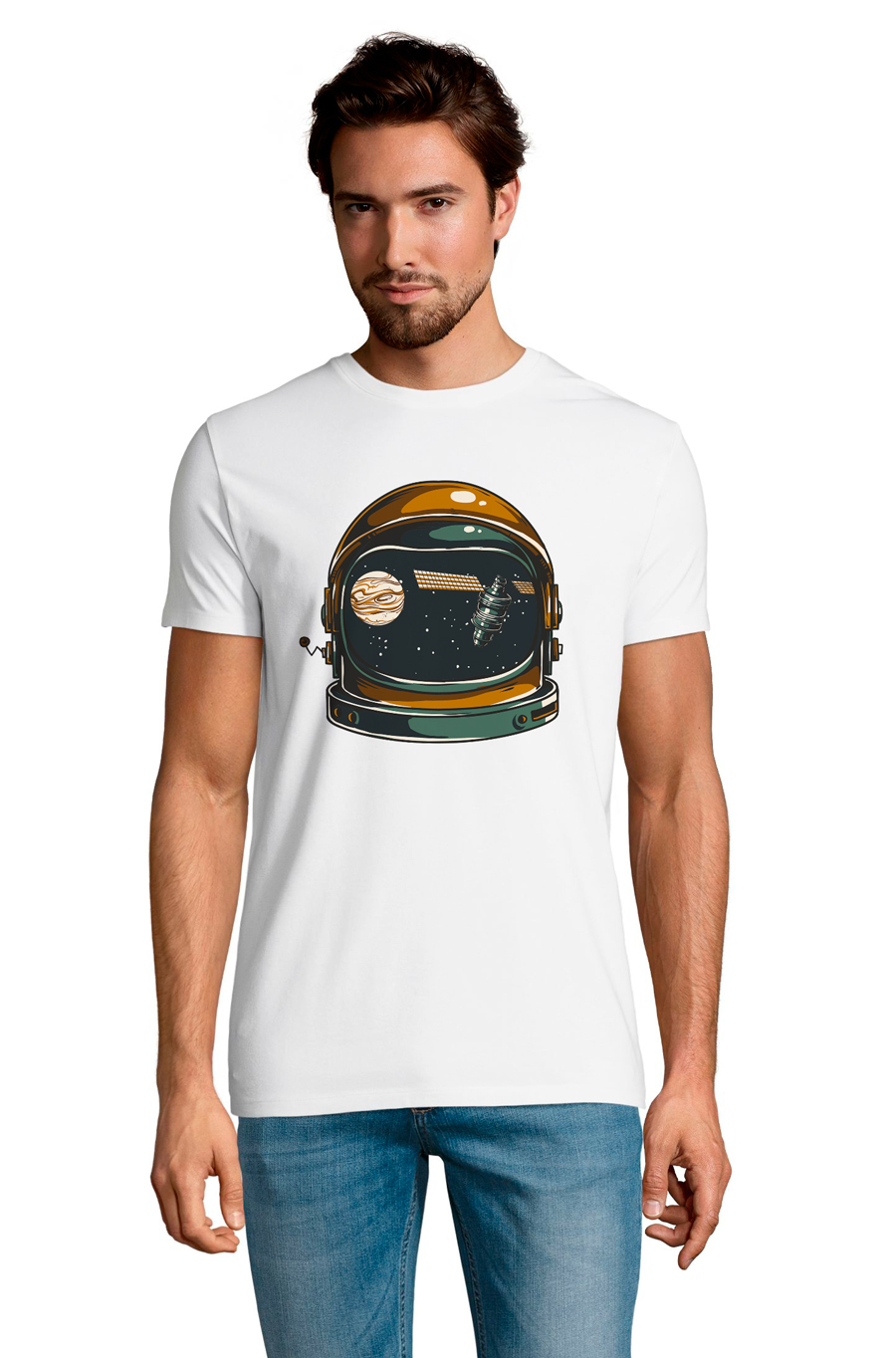 

Футболка OWEAR с ярким принтом 3435-M-WH3  Белый, Футболка OWEAR с ярким принтом 3435-M-WH3 XS Белый