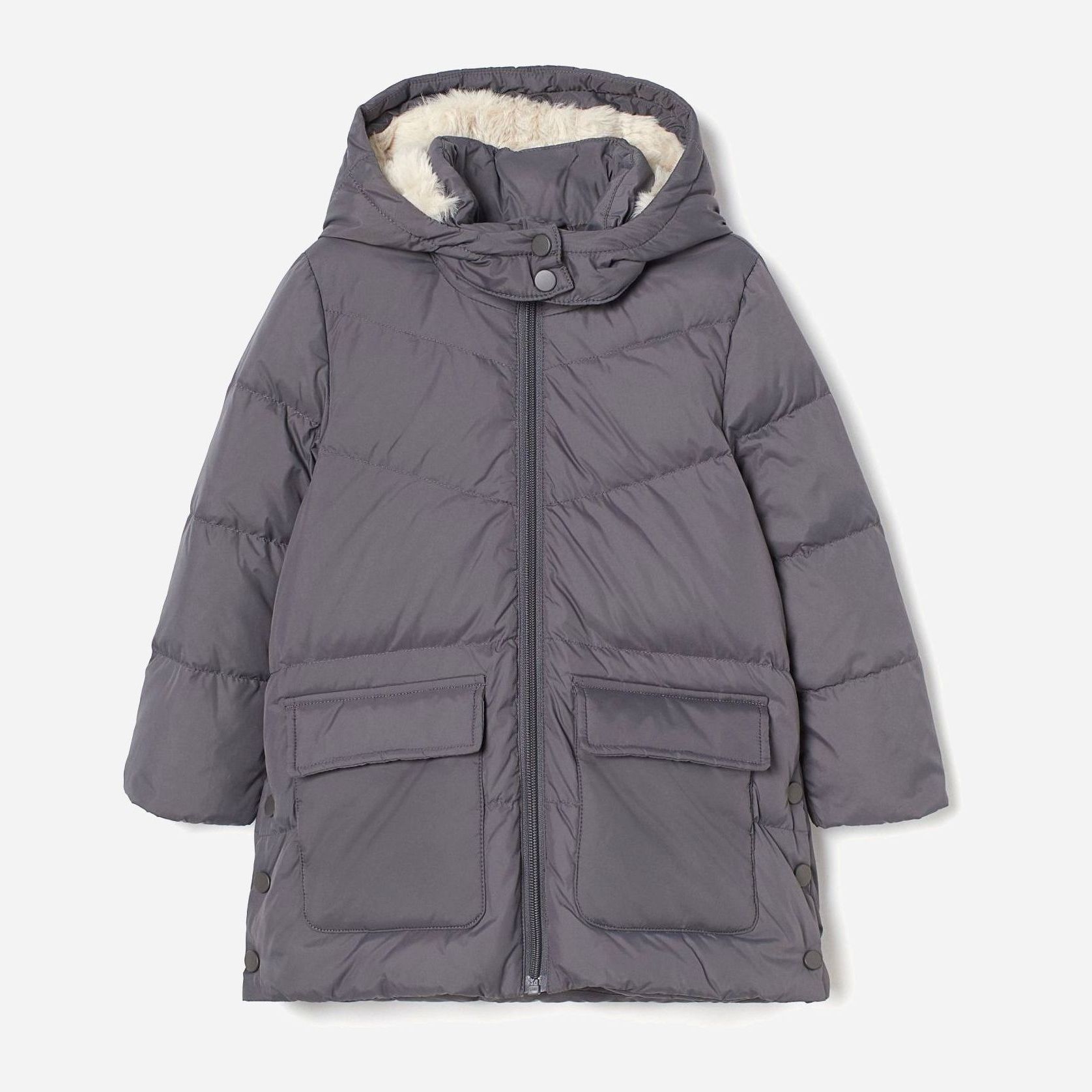 

Зимнее пальто-пуховик H&M 1308-8863152 92 см Темно-серое (hm06927127559)