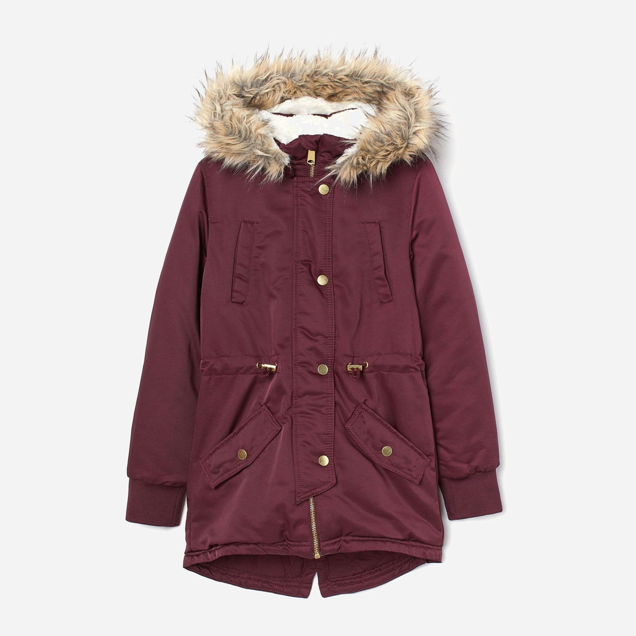 

Зимняя парка H&M 908-8721262 140 см Бордовая