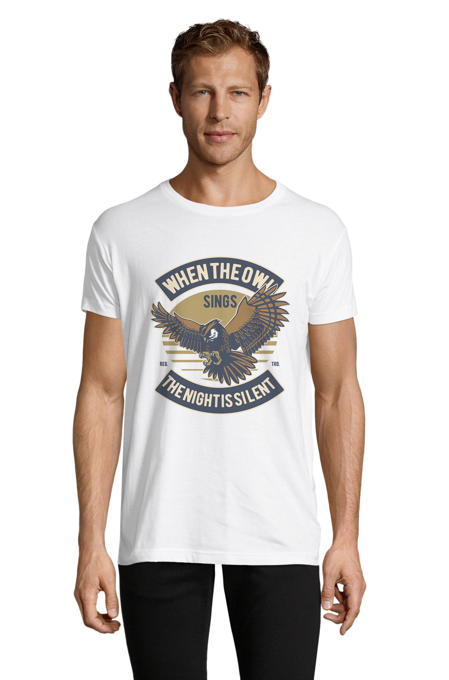 

Футболка OWEAR с Ретро принтом 4155-M-WH1 XXL Белый