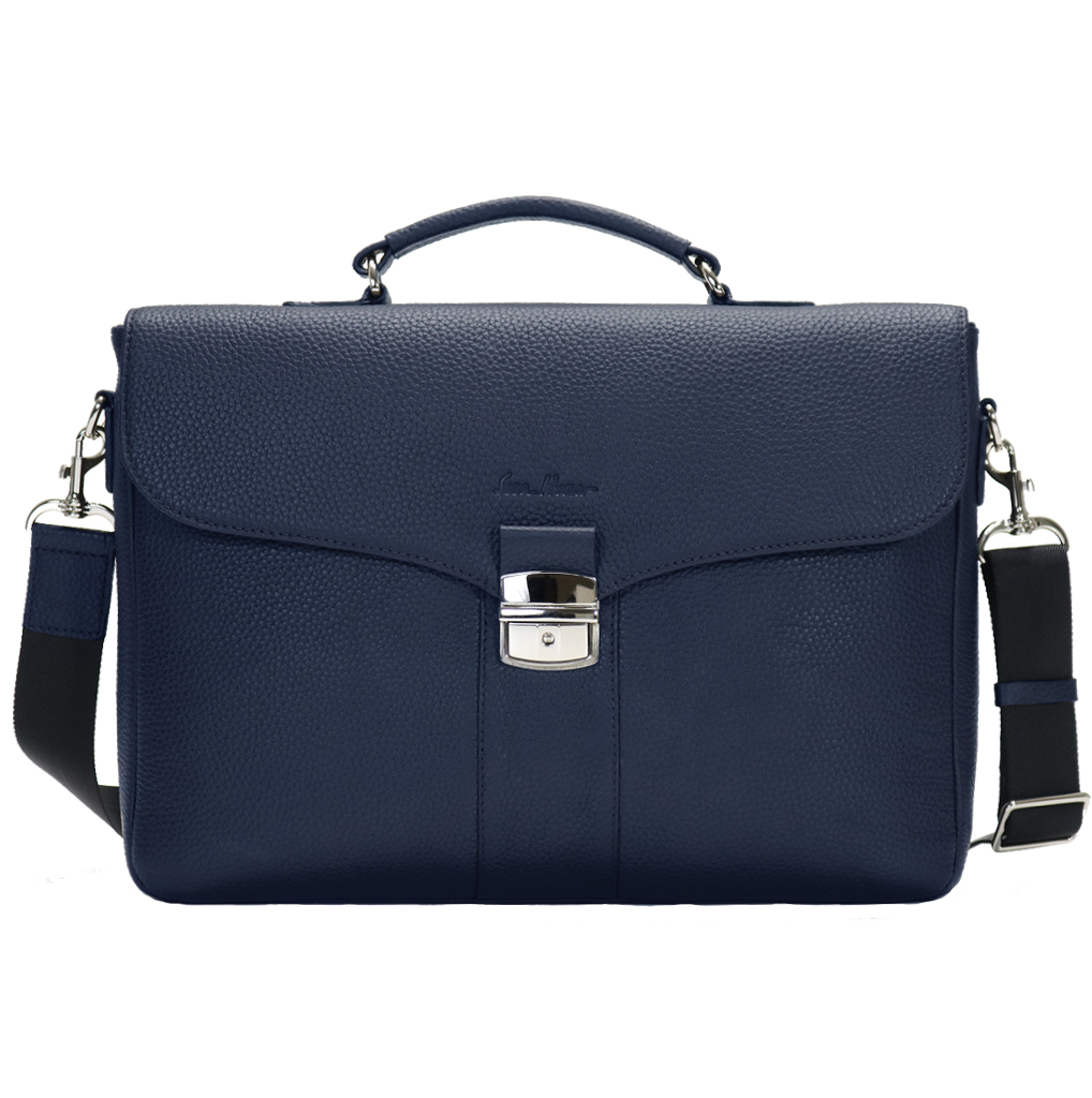 

Кожаный портфель Issa Hara Синий B35 (13-00)