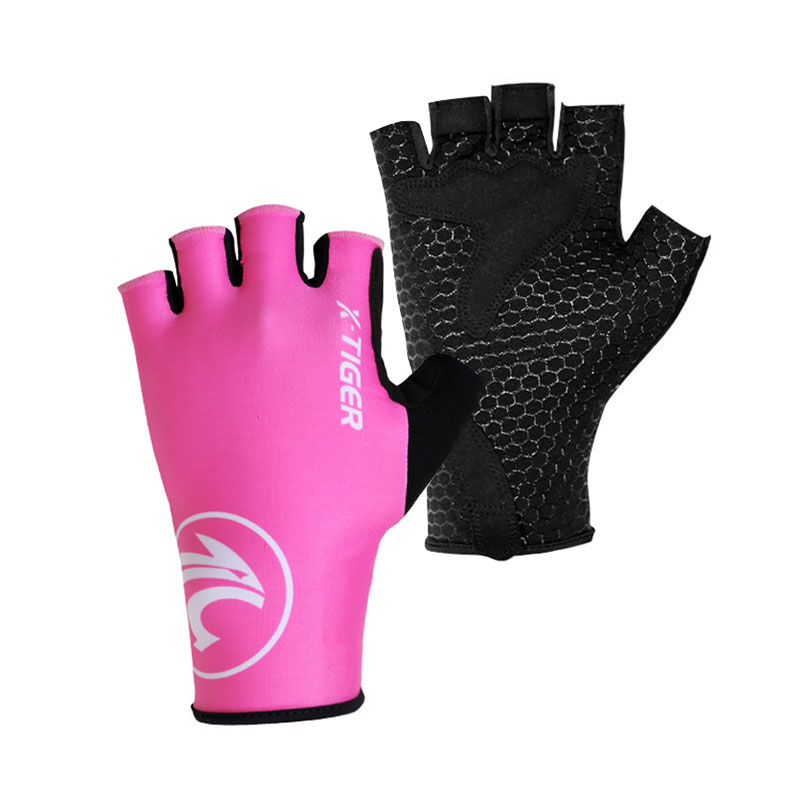 

Перчатки велосипедные спортивные X-Tiger XM-DPST-17503 2XL Pink White без пальцев