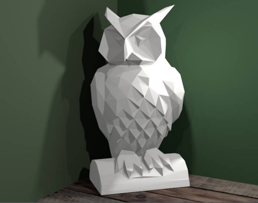 

Набор для создания 3д фигуры Papercraft Сова