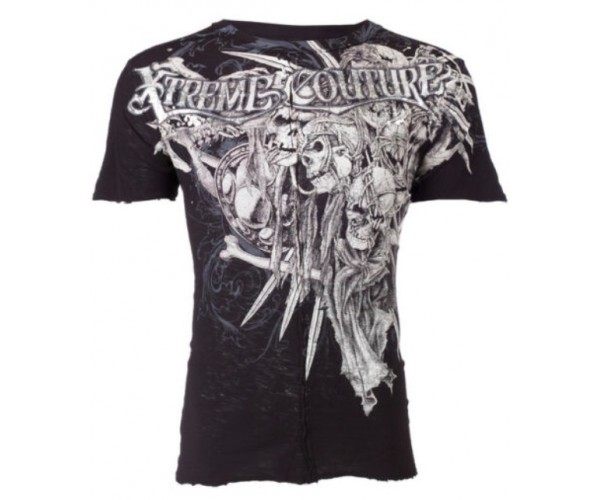 

Футболка  Xtreme Couture by AFFLICTION Men T-Shirt OUTLAW Skulls Tattoo Biker, Футболка 3XL Xtreme Couture by AFFLICTION Men T-Shirt OUTLAW Skulls Tattoo Biker