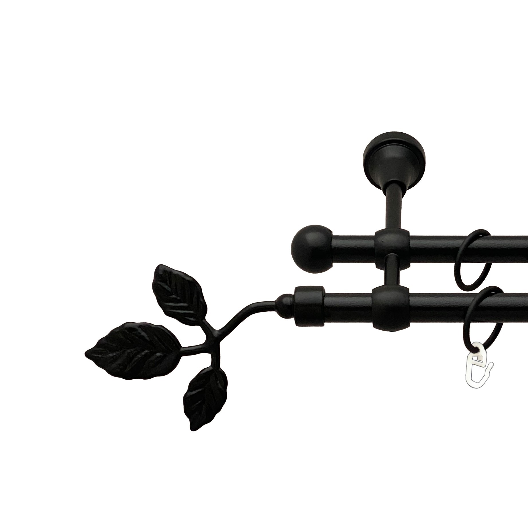 

Карниз Orvit Тоскана металевий дворядний литий гладка труба кільце металеве Чорний Оксамит 16\16 мм 300 см (00-00013991)