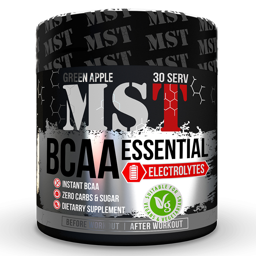 

Аминокислоты MST Nutrition BCAA Essential with Electrolytes 240 грамм Вишня