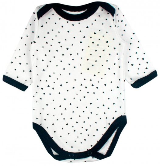 

Бодик MISHKA белый Little stars треугольники 68 (1031011-68)