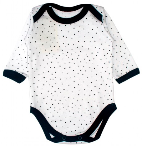 

Бодик MISHKA белый Little stars маленькие звездочки 74 (1021011-74)
