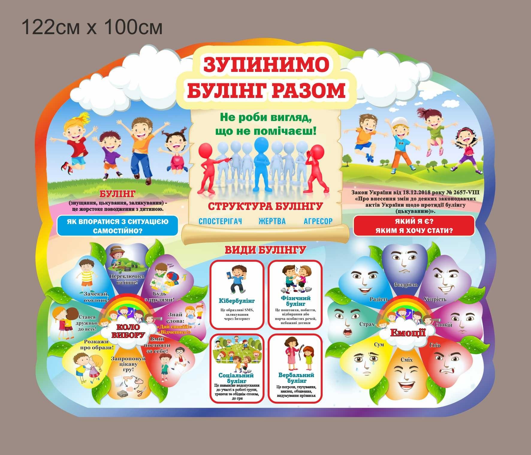 

Стенд "Антибулінг" ColorIT ВР110006